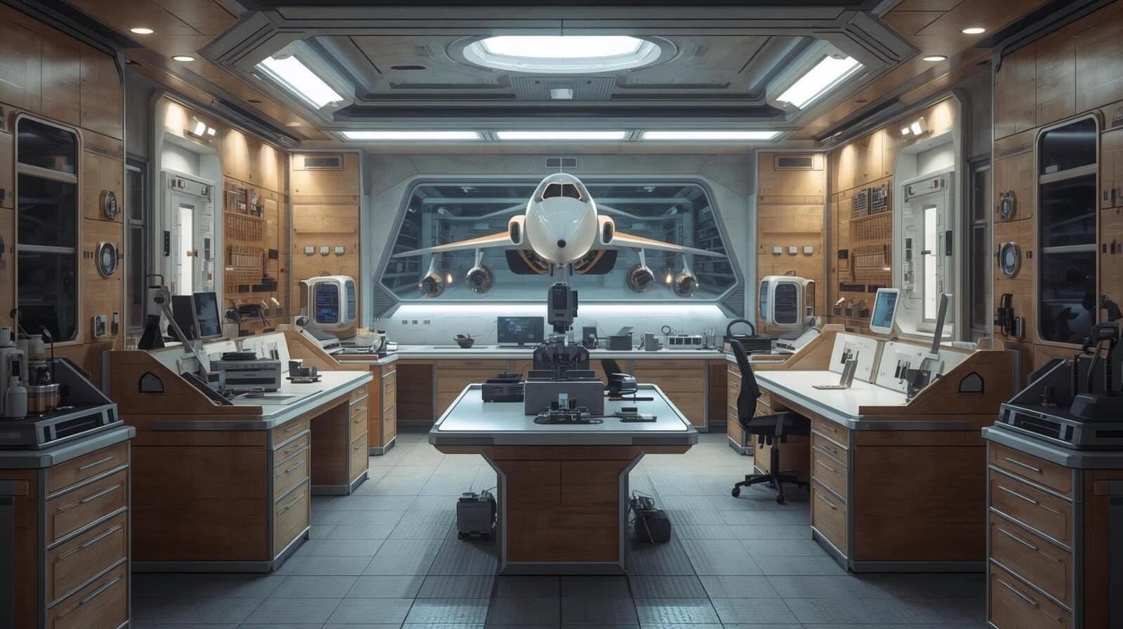 Plywood in Space Research Labs